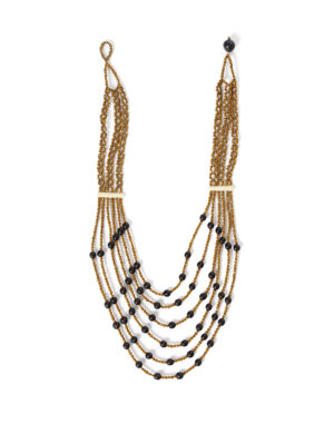 Ame Necklace <br> Mustard & Black