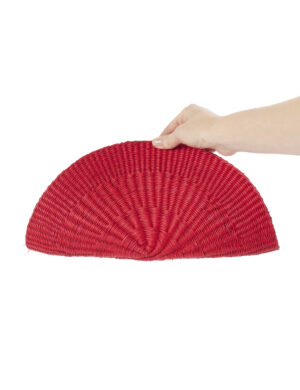 Abanico Clutch Bag <br> Red