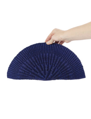 Abanico Clutch Bag <br> Cobalt Blue