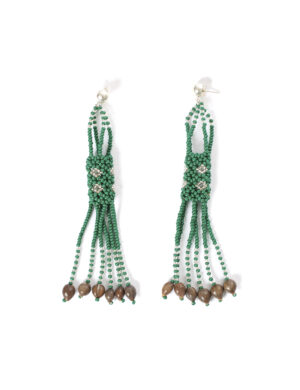 Jéne Earrings <br> Green