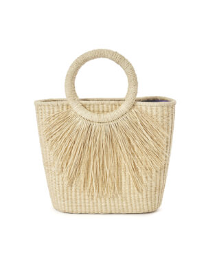 Moche Basket Bag <br> Ivory