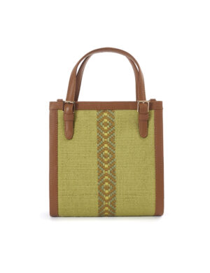 Maki Bag <br> Olive green & Brown
